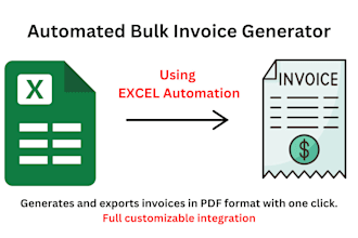 create automatic bulk invoice generator using microsoft excel vba