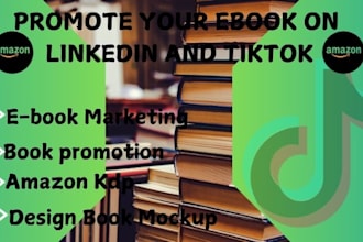 do ebook , booktok promotion on tiktok