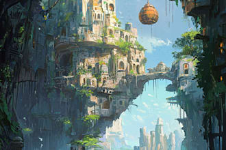 do background illustration and environment concept art
