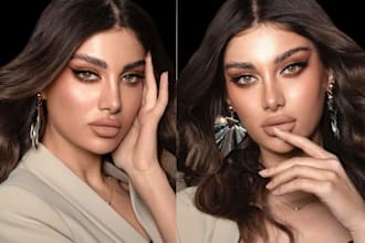 high end skin beauty, wedding and portrait photo retouching