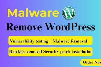 remove wordpress malware removal, fix hacked wordpress security for future
