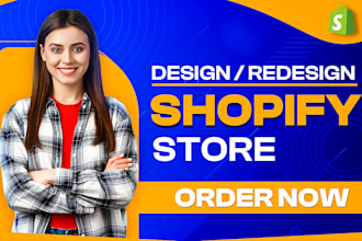 design, redesign shopify store, shopify website, shopify dropshipping store