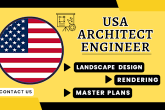 render and design master site plan, landscape, and layout