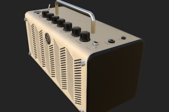 create a high quality 3d model and pbr texture