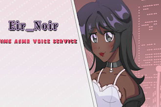 be your anime style asmr voice