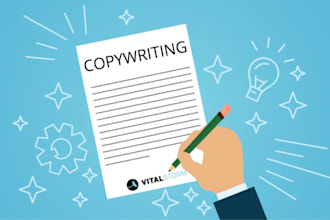 write website content as your copywriter