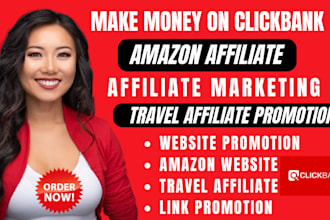 promote clickbank affiliate marketing, travel affiliate amazon website promotion