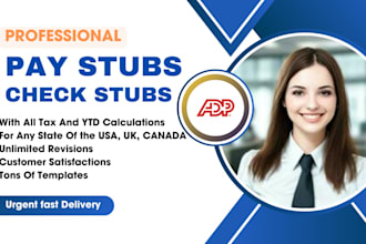 prepare w2, paystub, pay check, stubs, payroll slip