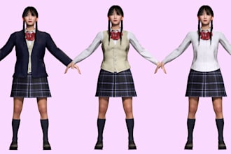 craft realistic nsfw 3d model,realistic character,sfw art, arkit blend shape,rig