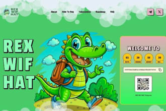 meme coin website, memecoin landing page, meme coin, meme coin on wix, wordpress