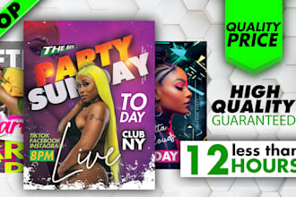 desing flyer gym, yoga, sports, fitness, party