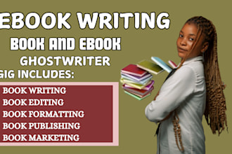 be your ebook ghostwriter, amazon kindle ebook writer, ebook writing