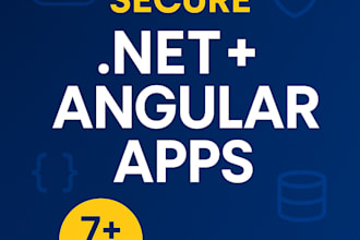 build secure net core, angular, and azure web applications