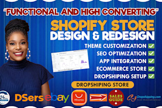 shopify website design redesign shopify store design shopify dropshipping store