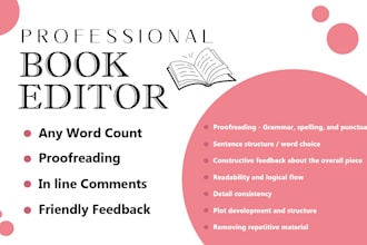 professionally edit and critique your book
