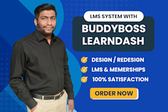 build a professional learndash, buddyboss, or membership website with wordpress