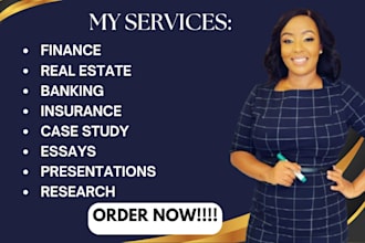 write finance, investment, real estate article, insurance and banking case study