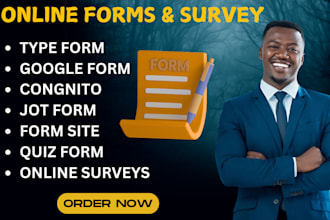 create google form, cognito form, online form jotform, survey, formstack form