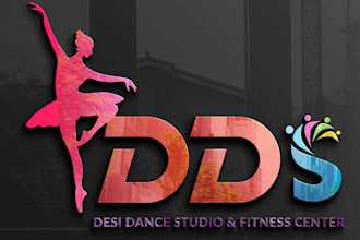 do awesome dance studio logo for your business