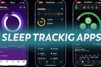 develop sleep tracker app, snoring monitoring app, gym app, sleeping tracking