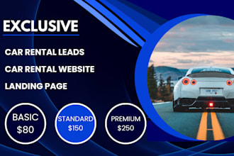 generate quality car rental leads car dealership leads car rental website