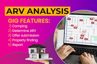 do arv, comps, property tasks, and other VA tasks for real estate business