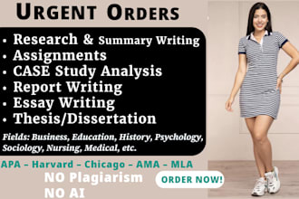 write case study analysis, essays, assignment, research and summary writing