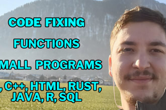 help with c, python, java, rust projects or tasks and fixes