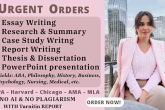 do urgent essay writing as an expert essay writer