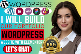 build personal portfolio website, business website, landing page, wordpress blog