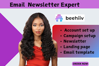 setup beehiiv account beehiiv newsletter template design beehiiv landing page
