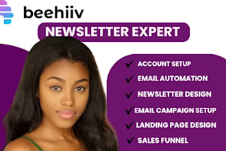 setup beehiiv account beehiiv newsletter template design beehiiv landing page