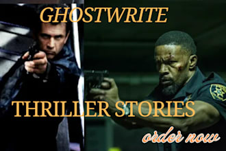 ghostwrite or rewrite engaging action thriller story
