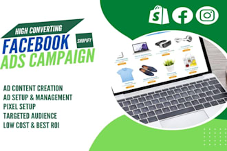 do effective shopify marketing instagram ads promotion facebook ads shopify SEO