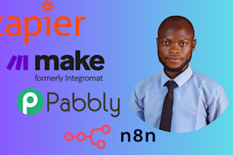automate your business with make zapier pabbly and n8n