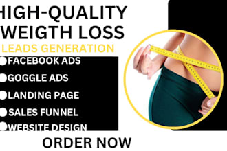generate weight loss leads semaglutide health fitness peptide website via ghl