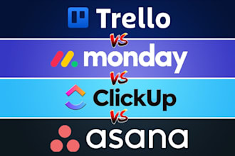 setup trello fredcamp todoist smartsheet noton clockify clickup monday asana CRM