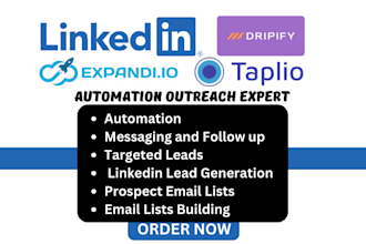 setup expandi io skylead taplio dripify for linkedin outreach automation
