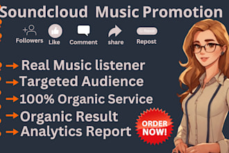 do organic soundcloud music promotion for your track