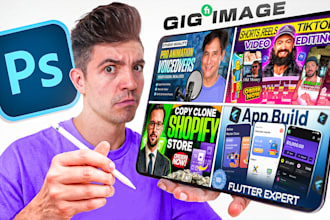 create clickable fiverr gig image thumbnail, gig covers and gig picture