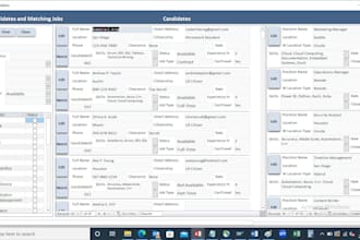 serve for microsoft access customized database, vba, ms sql server, excel