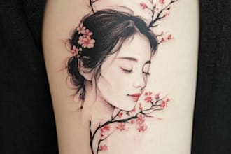 design personalized japanese style tattoos