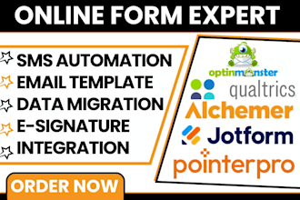 do pointer pro online forms optinmonster alchemer qualtrics jotform integration