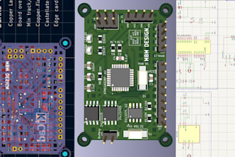 design high quality pcb with schematic and layout in kicad