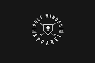 design unique golf apparel company logo