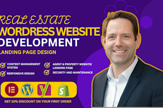 create real estate idx mls agent website, property, realtor or landing page
