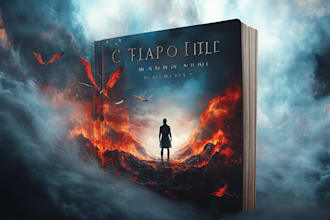 do fantasy book cover design, thriller book cover