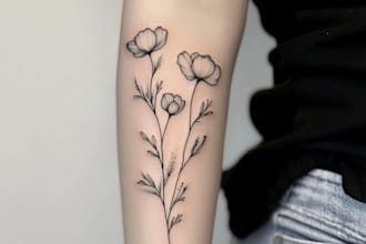 draw custom tattoo design, tattoo sleeve