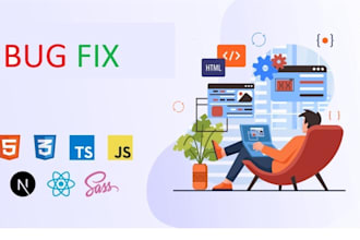 fix bugs in react , typescript, javascript, nextjs, and CSS