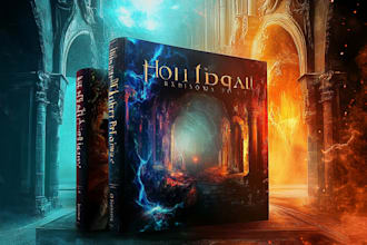 design a fantasy, sci fi, or horror, book cover